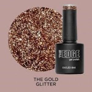 The Edge Gel Polish Gold Glitter 8ml